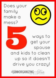 5 ways to get your family to clean up