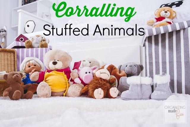 corralling stuffed animals