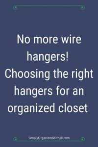 hangers, closet organizing, clothing organization